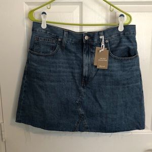 Size 31 Madewell jean skirt
